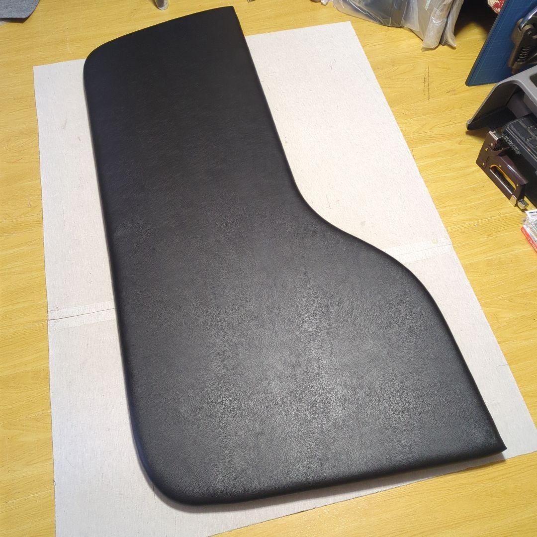 【にこにこ】フラット4点&Fテーブル&ロールーフ棚【ブラックレザー】