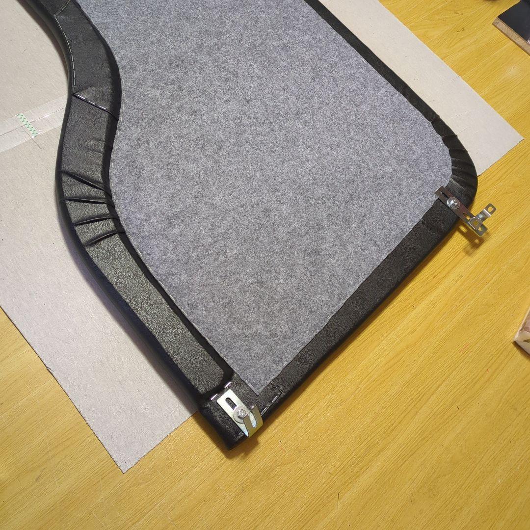 【にこにこ】フラット4点&Fテーブル&ロールーフ棚【ブラックレザー】