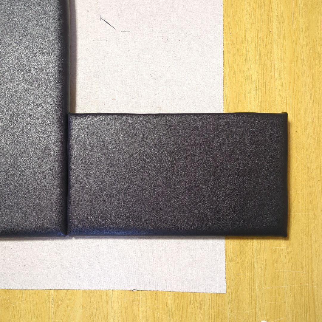 【にこにこ】フラット4点&Fテーブル&ロールーフ棚【ブラックレザー】