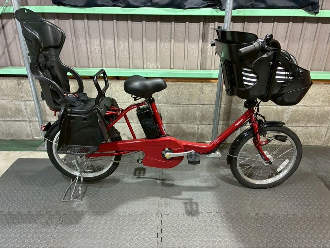 №4887 電動自転車　パナソニック　GYUTTO 20インチ ダークレッド