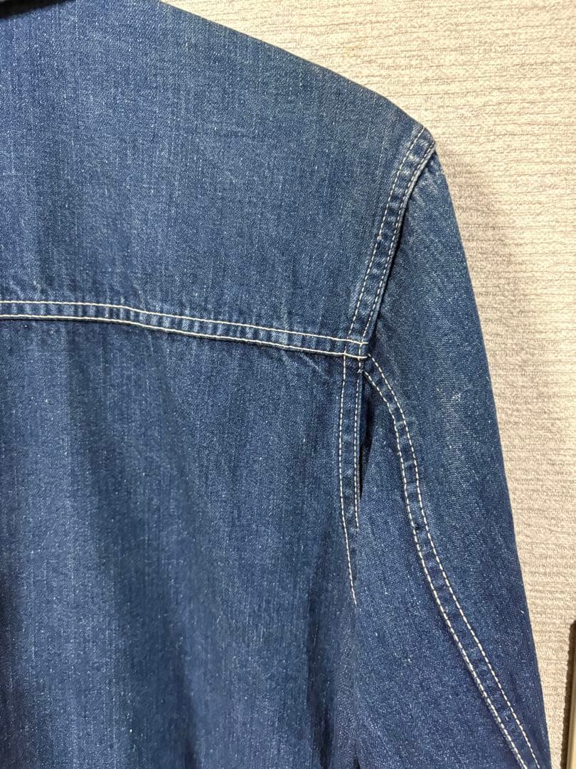 70s 80s ジョンブル ビンテージ デニム カバーオール ジャケット L