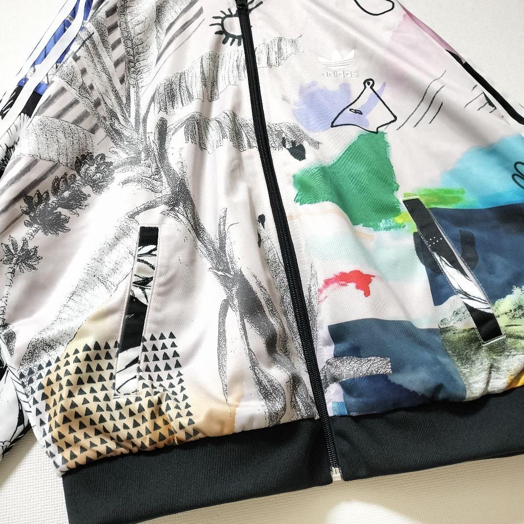 アディダス グラフィック スーパースター トラックジャケット ジャージ 女性XL