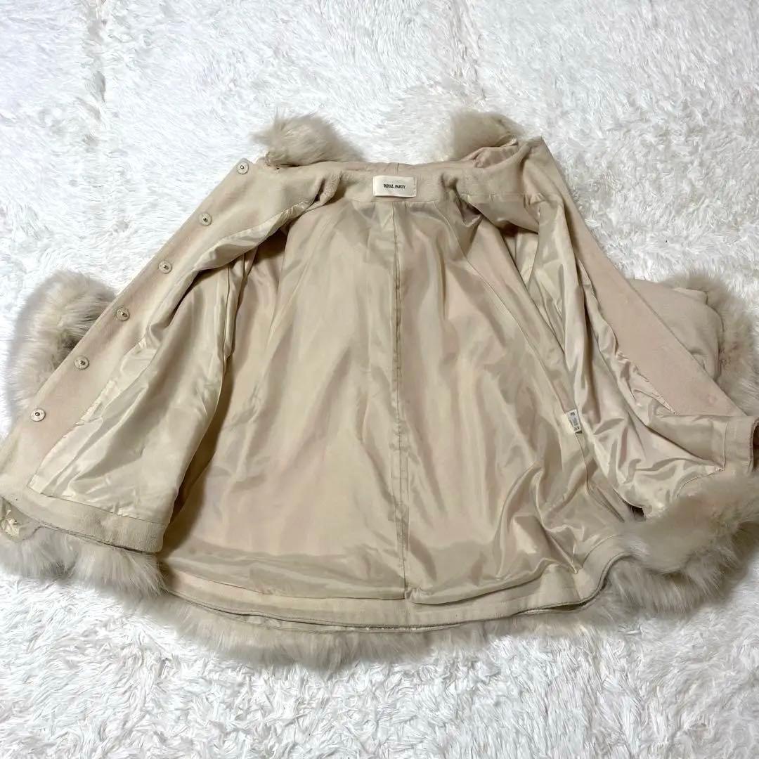  PARTY フードファーケープコート ZOZO限定