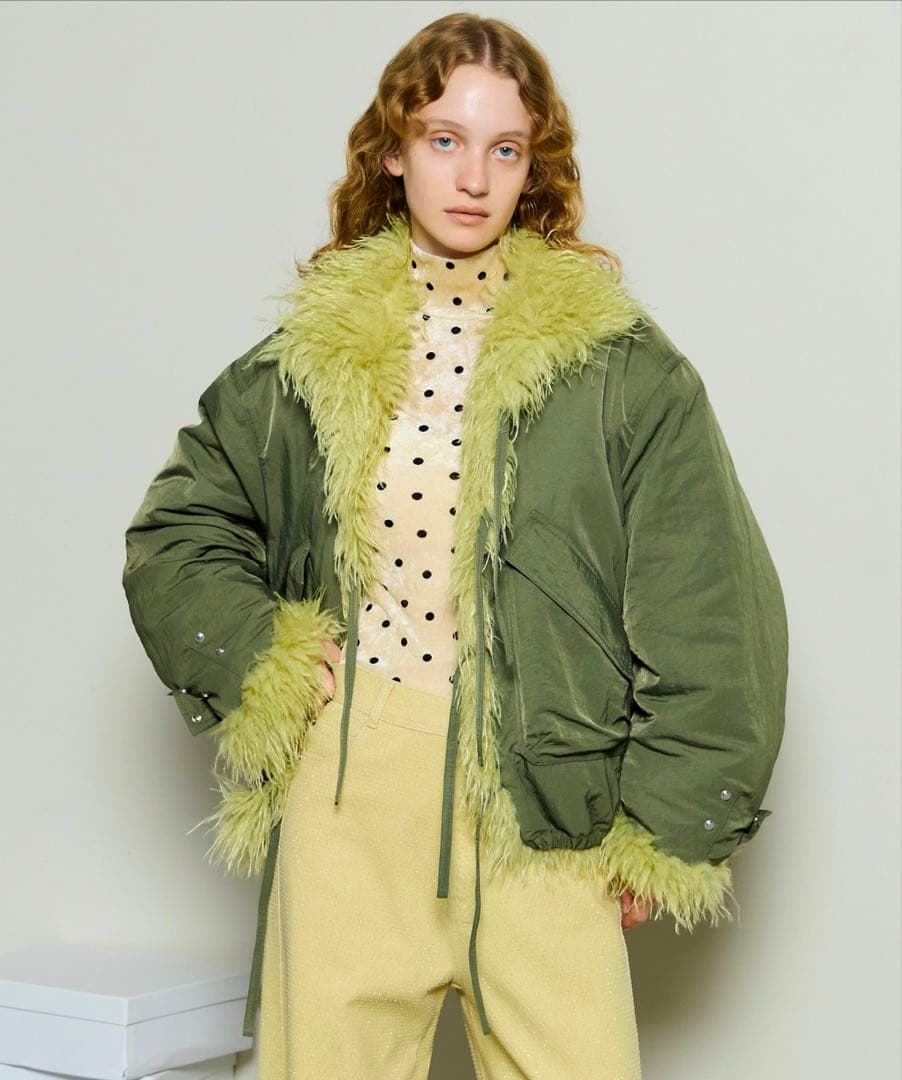 maison special ファーアウター　ブルゾン