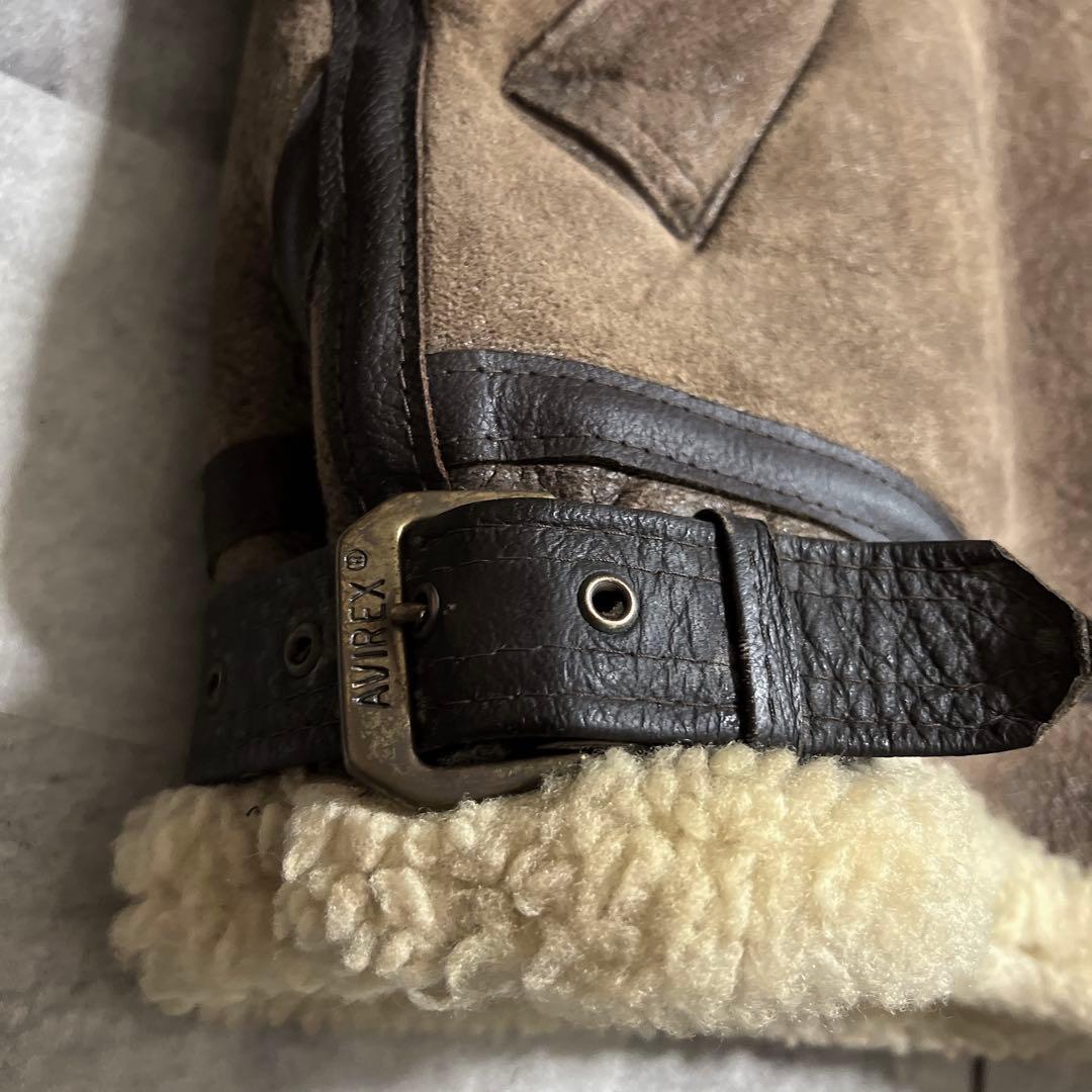 AVIREX B-3 レザームートンジャケット　38 MADE IN USA