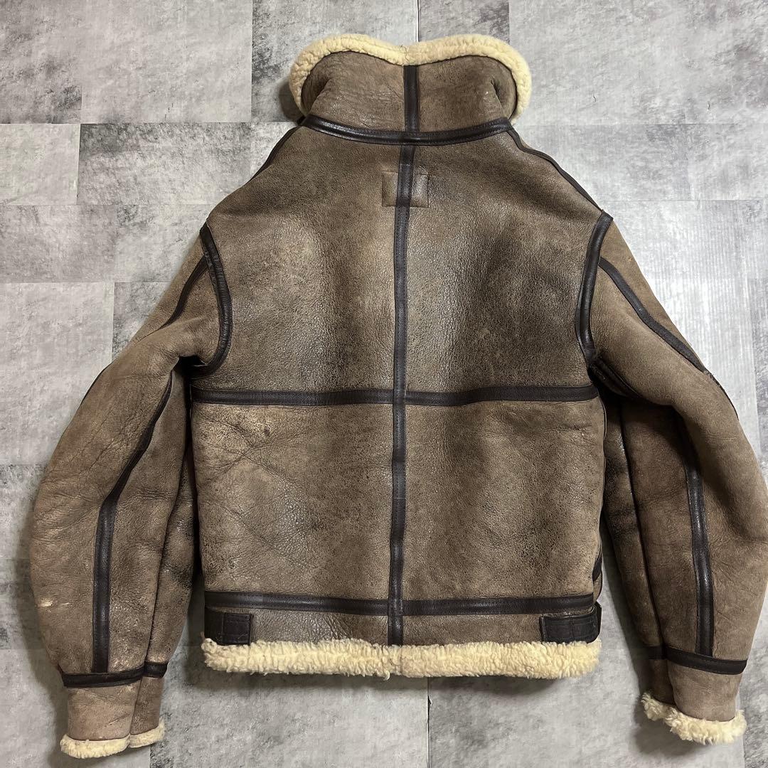 AVIREX B-3 レザームートンジャケット　38 MADE IN USA