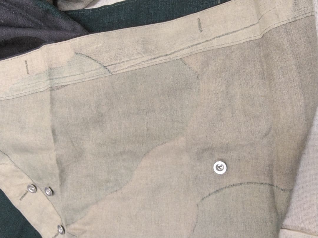 デッドストック スウェーデン軍幕 テントシート 1枚 B 迷彩 カモフラージュ