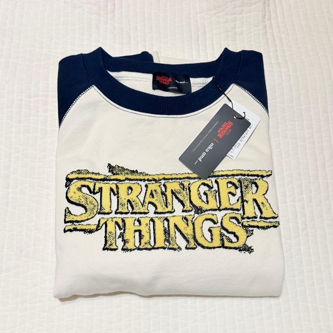 本日限定価格★STRANGER THINGS ニコアンド　ラグラン　スウェットM