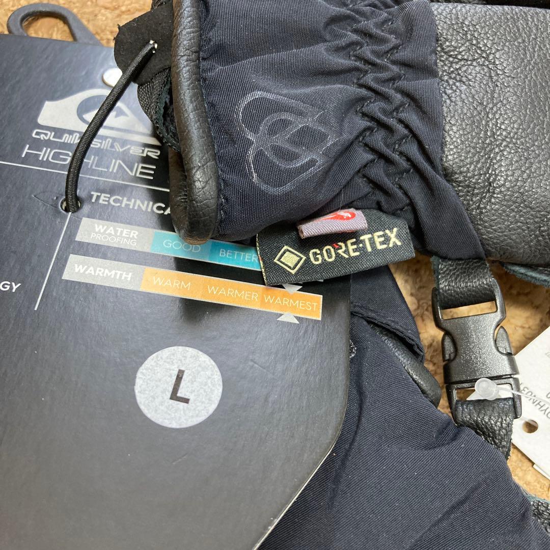 【未使用】クイックシルバー QUIKSILVERグローブGORE-TEX L