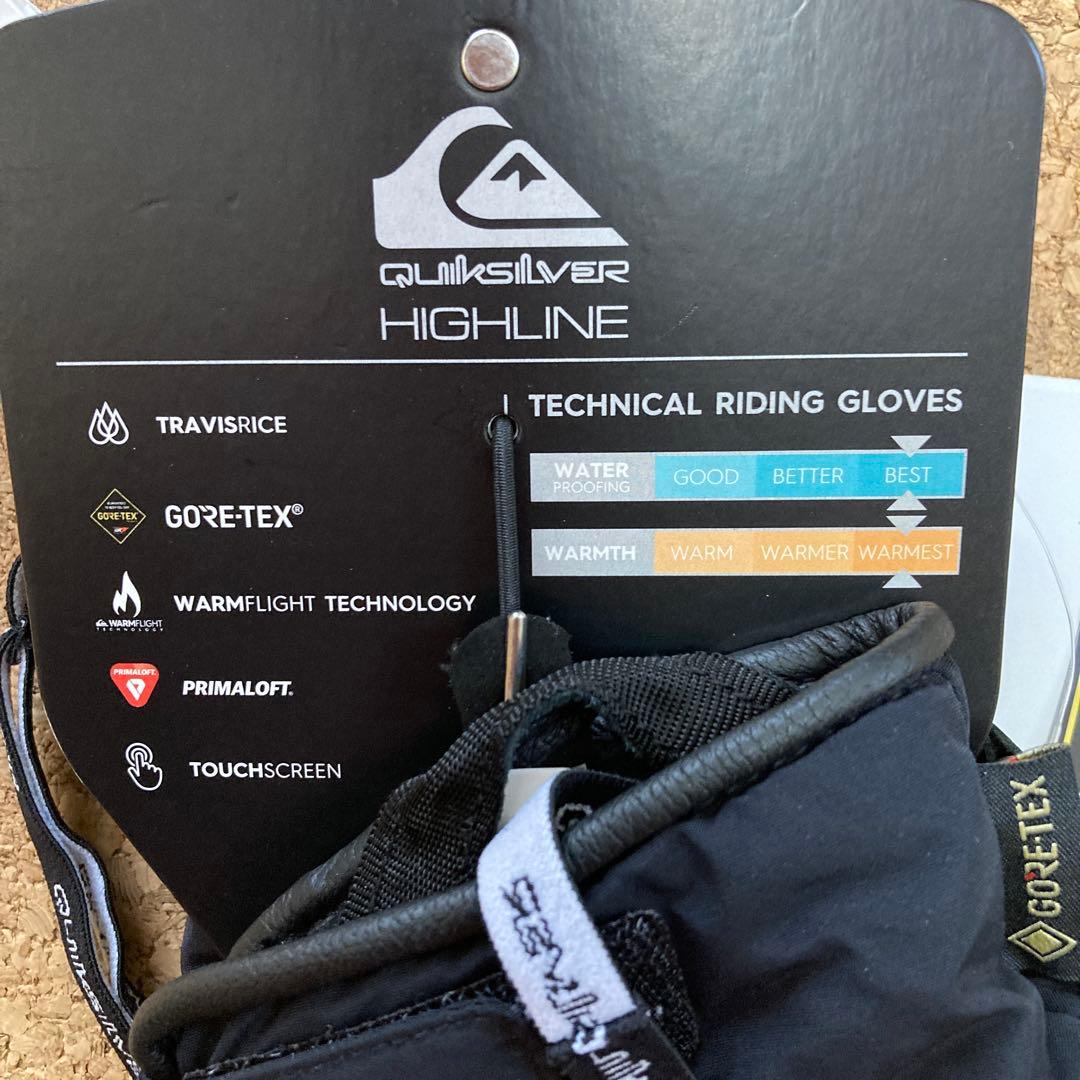 【未使用】クイックシルバー QUIKSILVERグローブGORE-TEX L