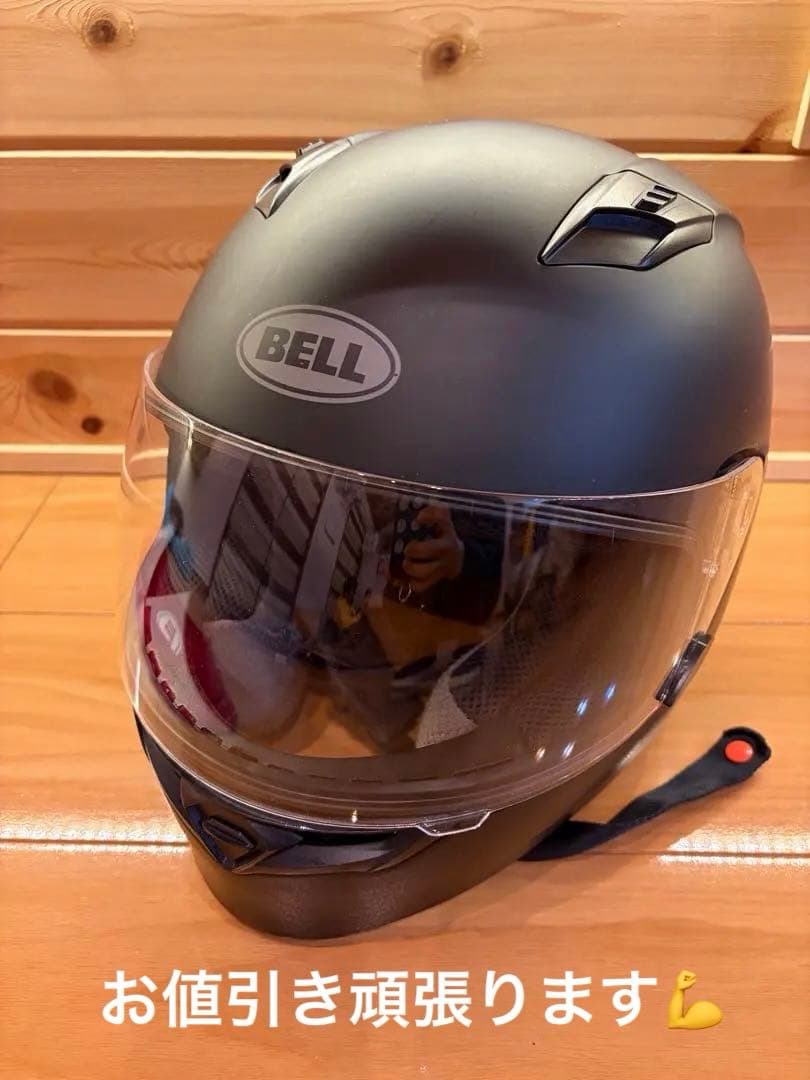 BELL フルフェイスヘルメット マットブラック ミラーシールド付