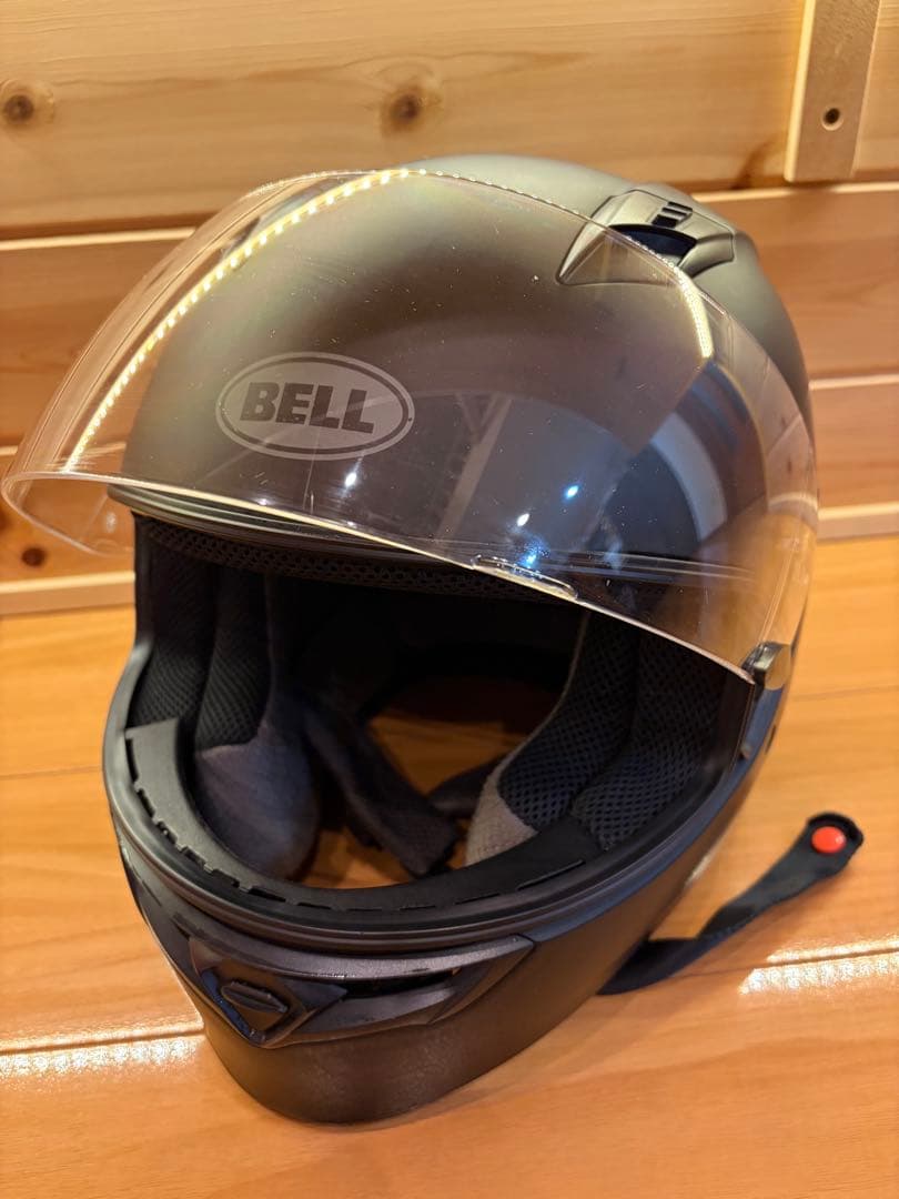BELL フルフェイスヘルメット マットブラック ミラーシールド付