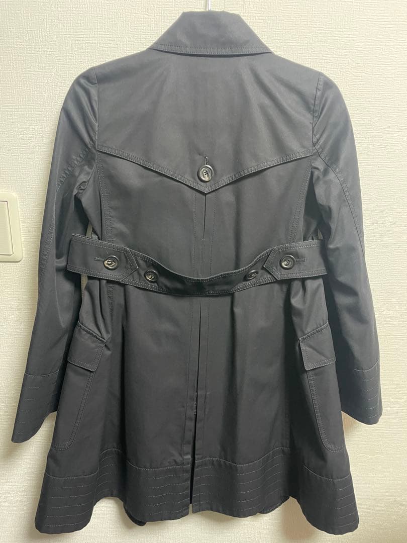 BURBERRY BLUE LABEL トレンチコート 36 ブラック