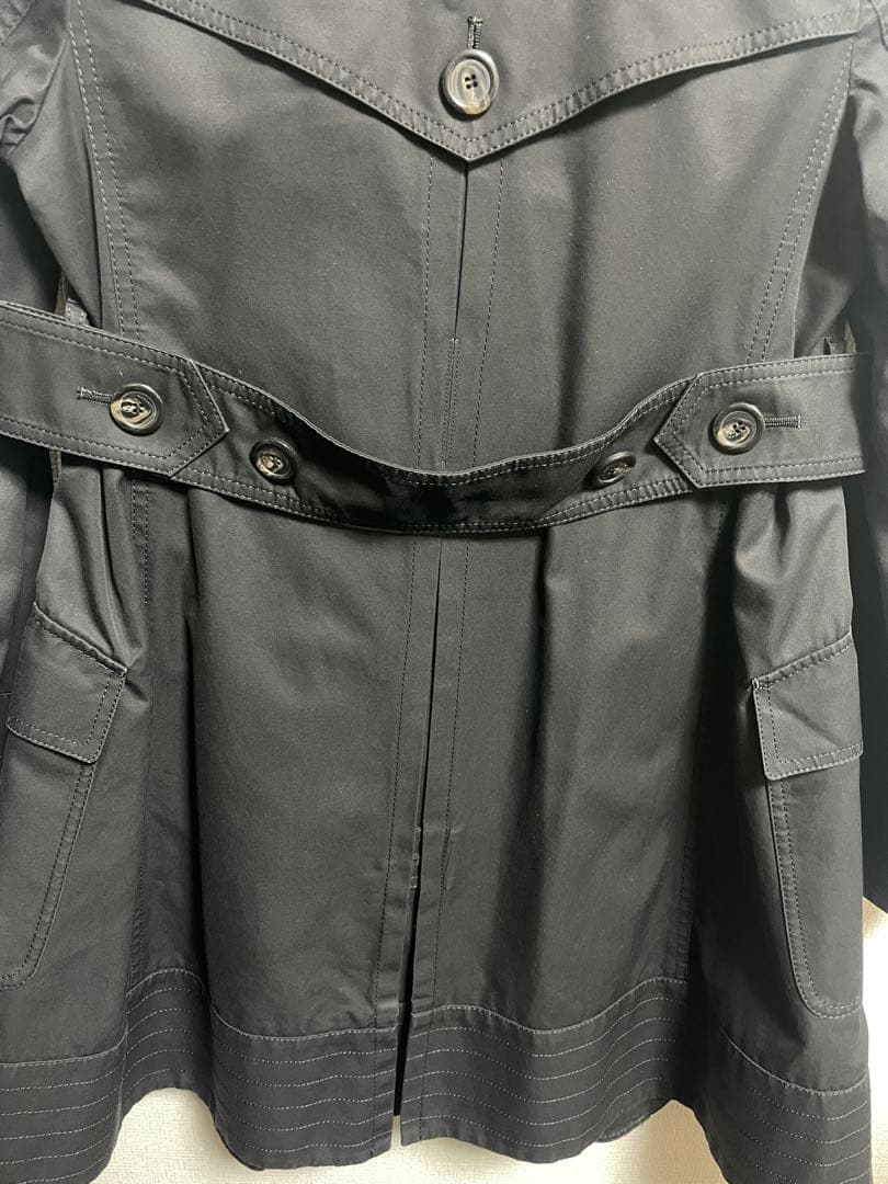 BURBERRY BLUE LABEL トレンチコート 36 ブラック
