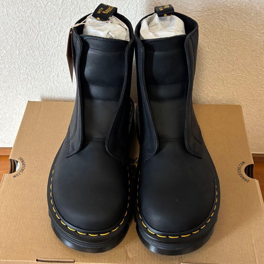 ノ*ブ様 ドクターマーチン レースレスブーツ ZEBZAG UK7 ブラック ゴ