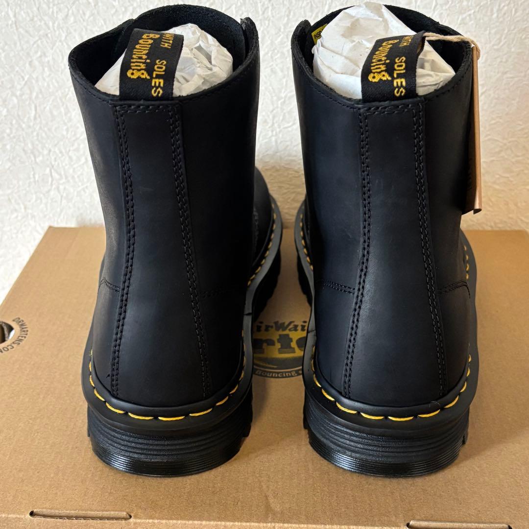 ノ*ブ様 ドクターマーチン レースレスブーツ ZEBZAG UK7 ブラック ゴ