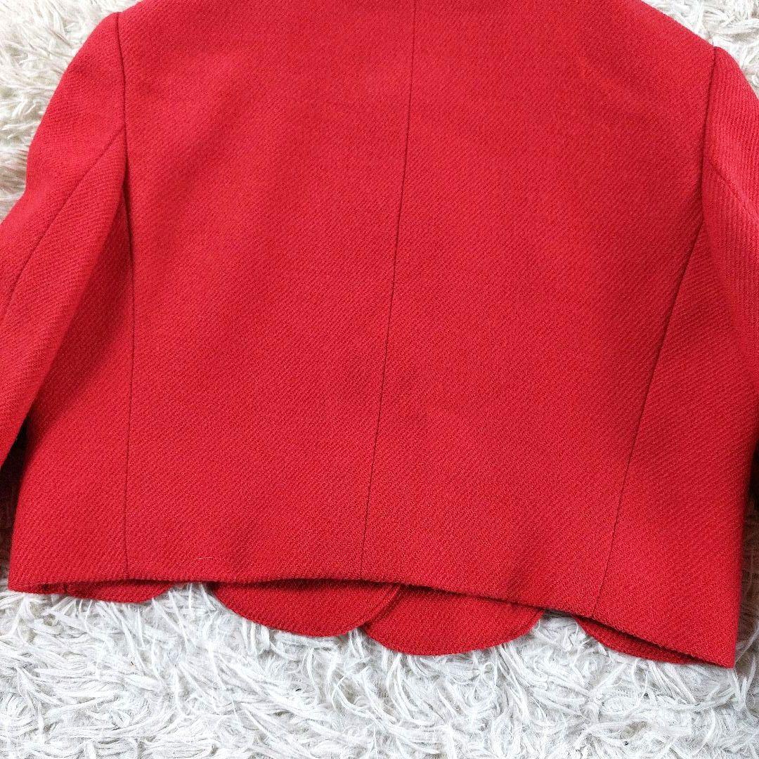 美品 VALENTINO GARAVANI 金ボタンノーカラージャケットイタリア