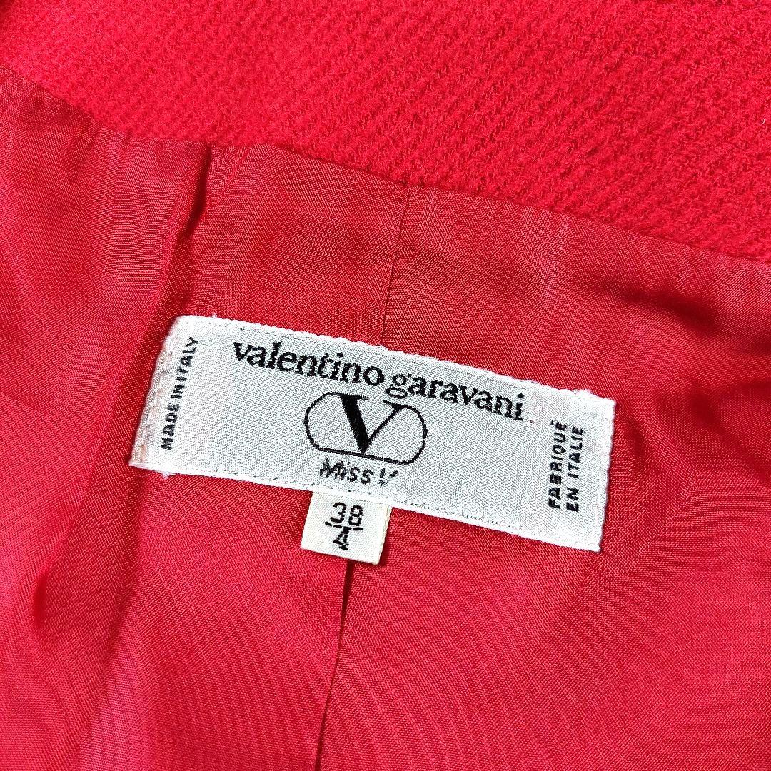 美品 VALENTINO GARAVANI 金ボタンノーカラージャケットイタリア