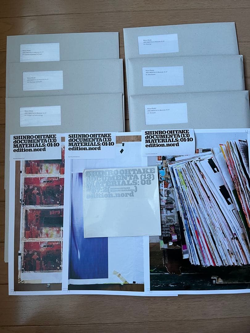 大竹伸朗、ドクメンタ13 マテリアルズ：01-07 ボックス・エディション