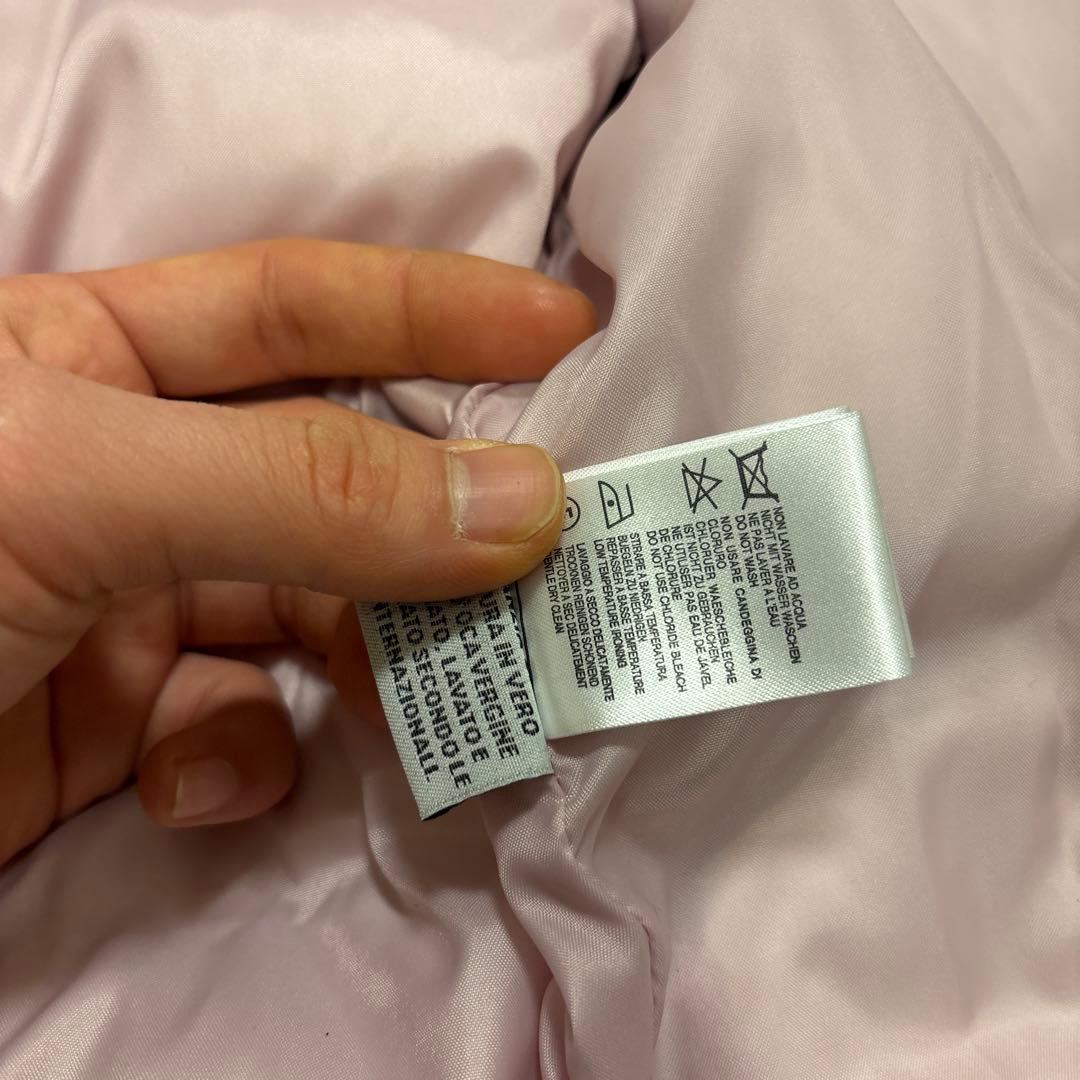 ジャケット・アウター BLUMARINE MINKFAR JEWELD PADDEDVEST PINK