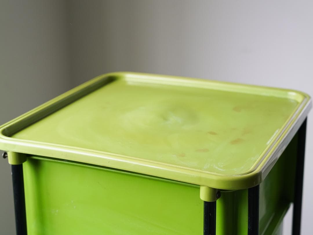 70's SEKISUI PLASTICS 回転キャビネット スペースエイジ