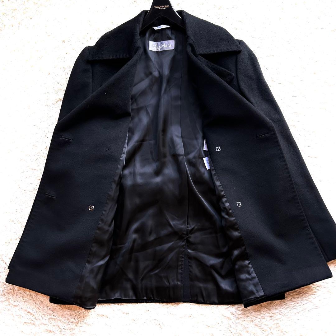 【最高峰✨️MaxMara銀タグ】 イタリア製 ピーコート ダブル ジャケット