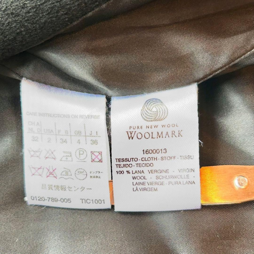 【最高峰✨️MaxMara銀タグ】 イタリア製 ピーコート ダブル ジャケット