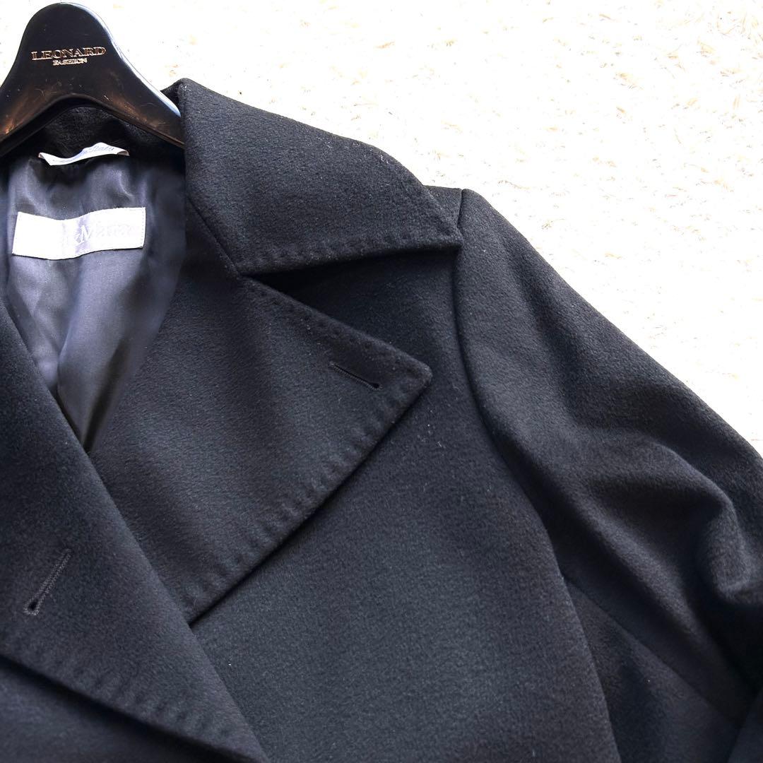 【最高峰✨️MaxMara銀タグ】 イタリア製 ピーコート ダブル ジャケット