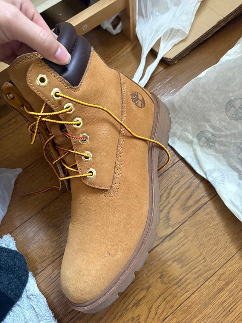 H*！様 Timberland 防水スエード ブラウンブーツ