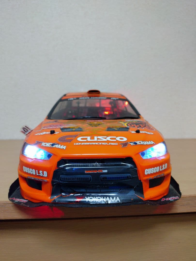 ヨコモ　ドリパケ　4WD　熊久保信重　 エボ X YUKE'S チームオレンジ