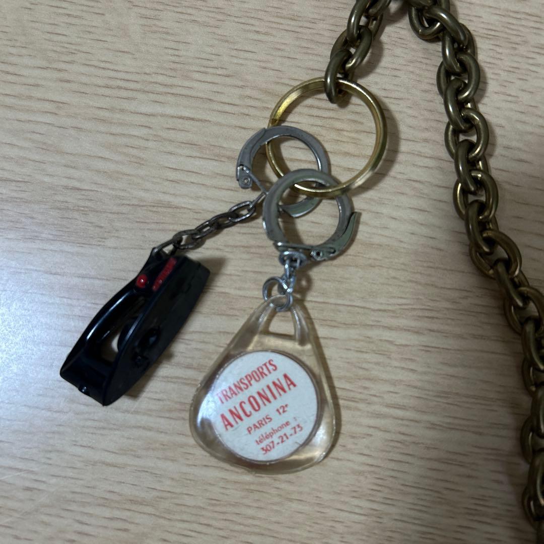 アメカジ　ヴィンテージウォレットチェーン ヴィンテージキーホルダーおまけ付き