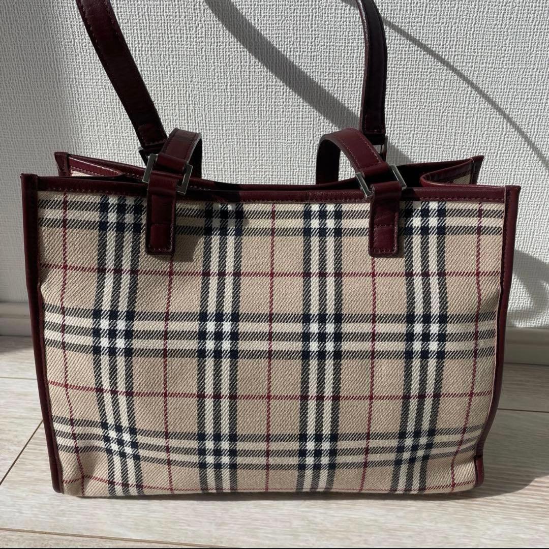 BURBERRY ノバチェック トートバッグ