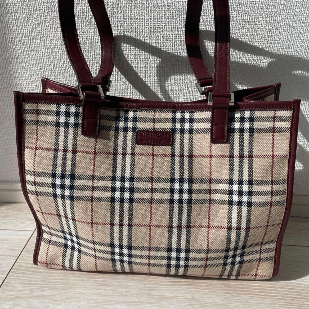 BURBERRY ノバチェック トートバッグ