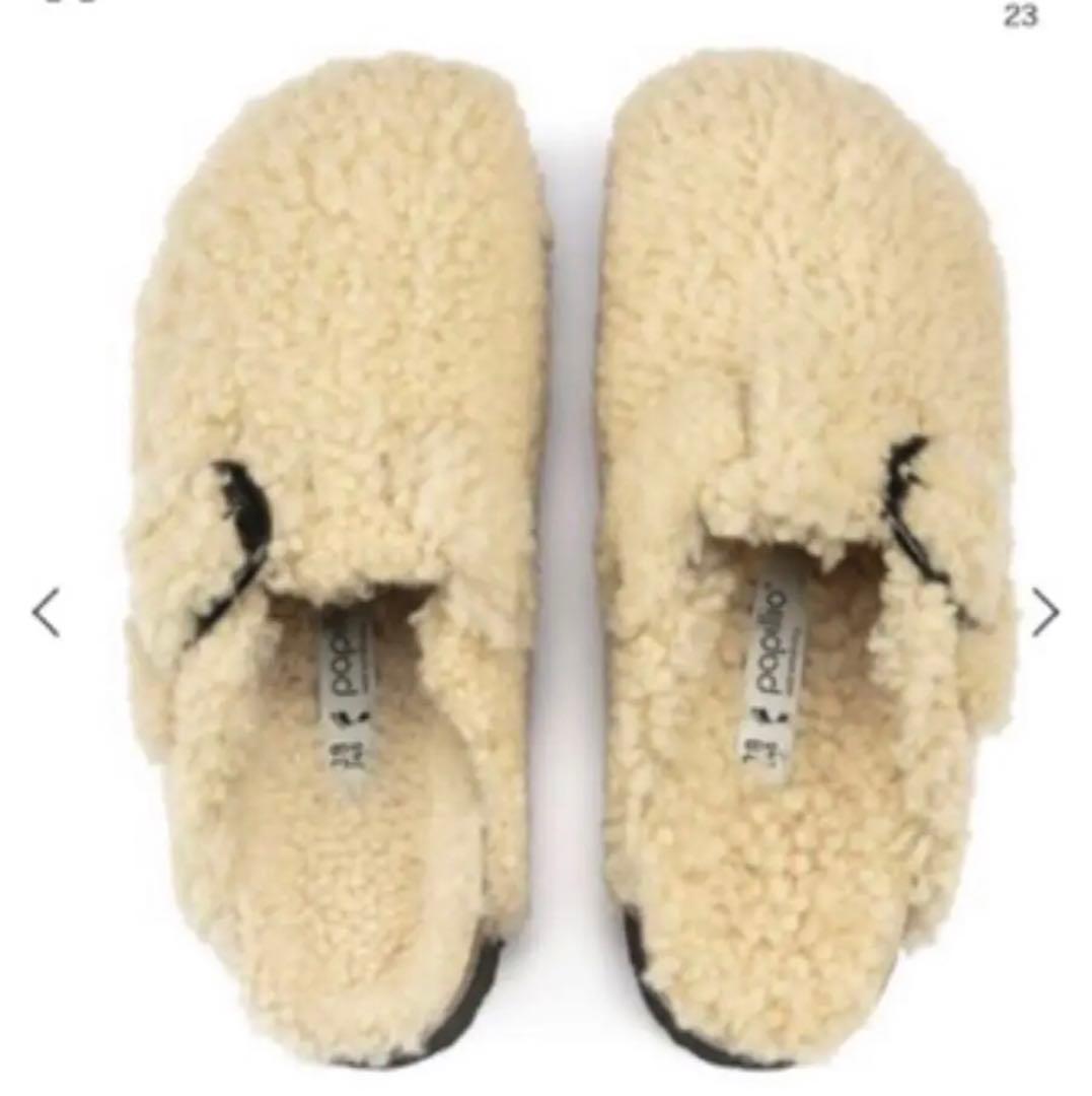 新品 ビルケンシュトック フレームワーク パピリオ ボストン ファー ボア 39