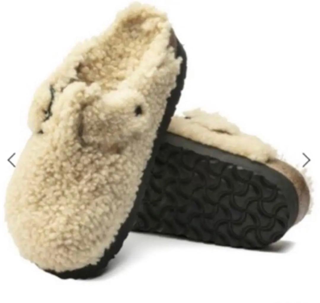 新品 ビルケンシュトック フレームワーク パピリオ ボストン ファー ボア 39