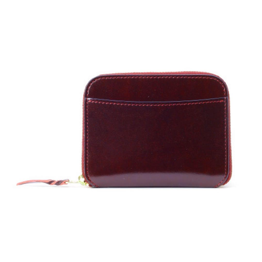 鞄いたがき 革財布 グリーン 二つ折り財布