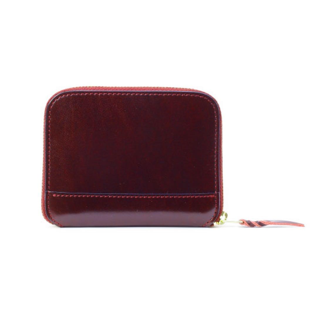 鞄いたがき 革財布 グリーン 二つ折り財布