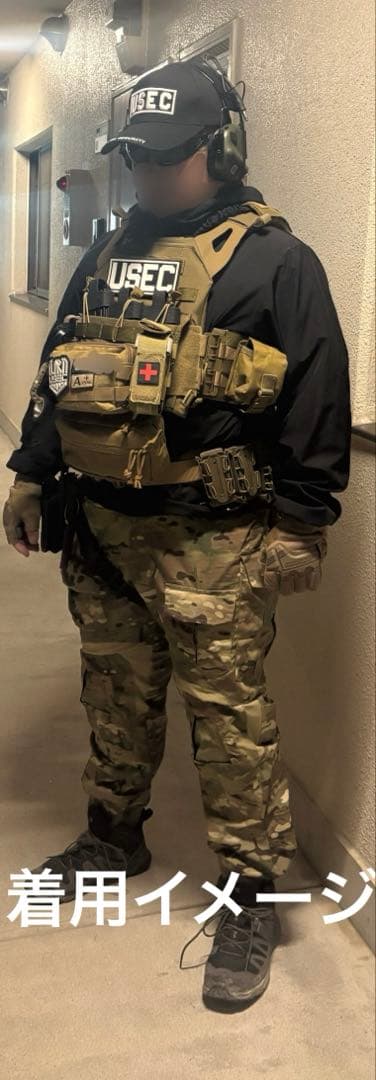 実物生地使用 modi製 JPCプレートキャリア タルコフ装備 usecキャップ