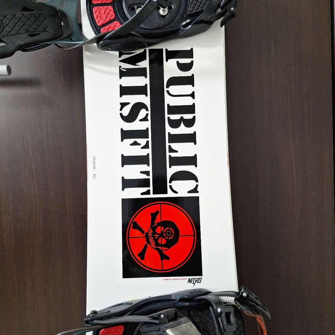 スノーボードセット　ナイトロ152.５センチ　フローファイブSEハイブリッドM