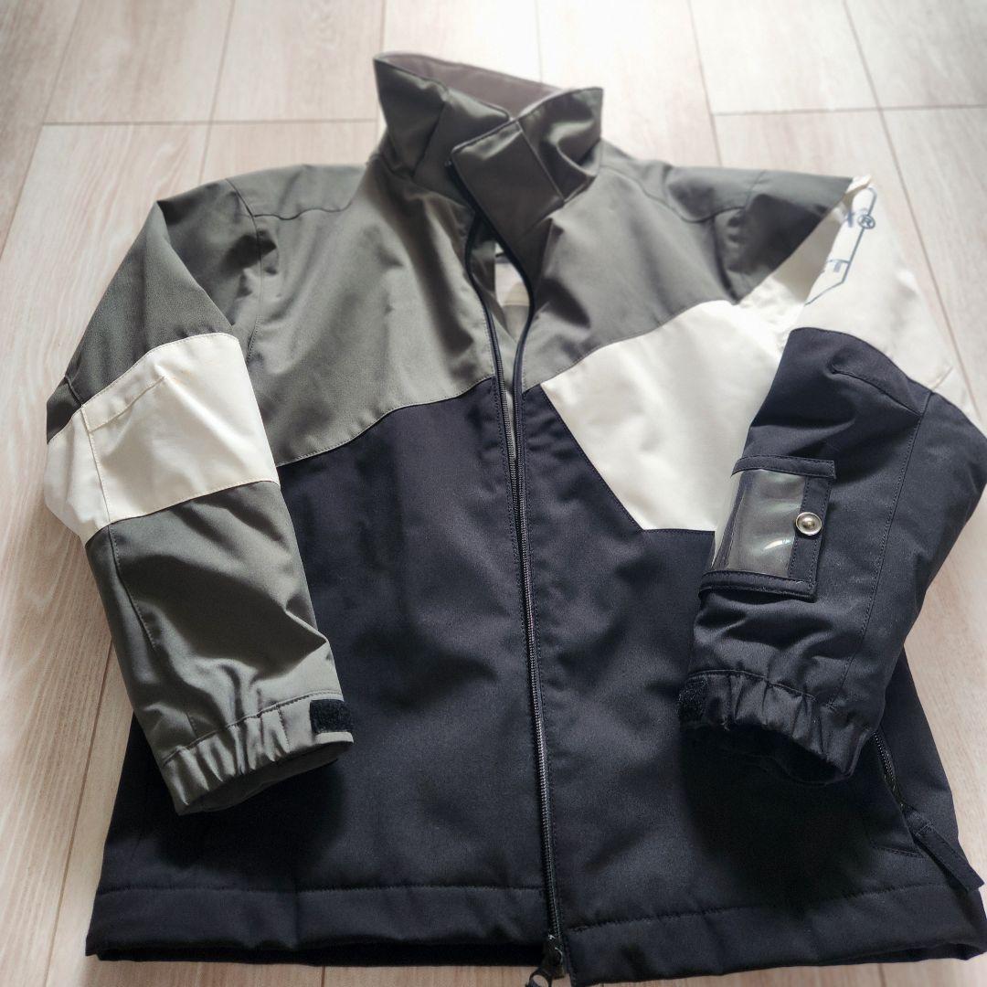 スキーウェア スノーウエア 上下セット150cm サイズ調整可能紐付