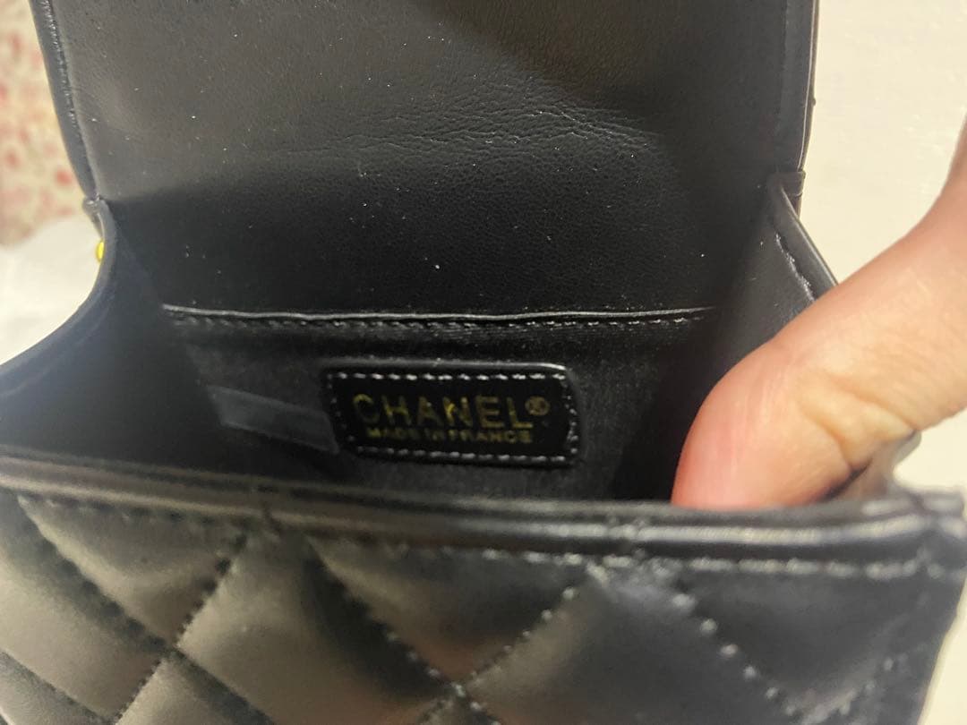 シャネル ブラック ミニバッグ チェーンショルダー　ノベルティ新品