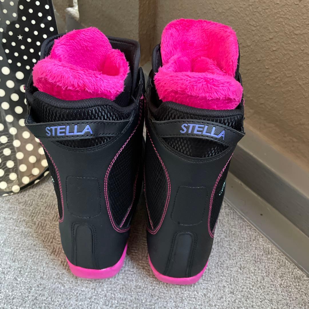 スノーボードセット 黒水玉模様　女性　子供