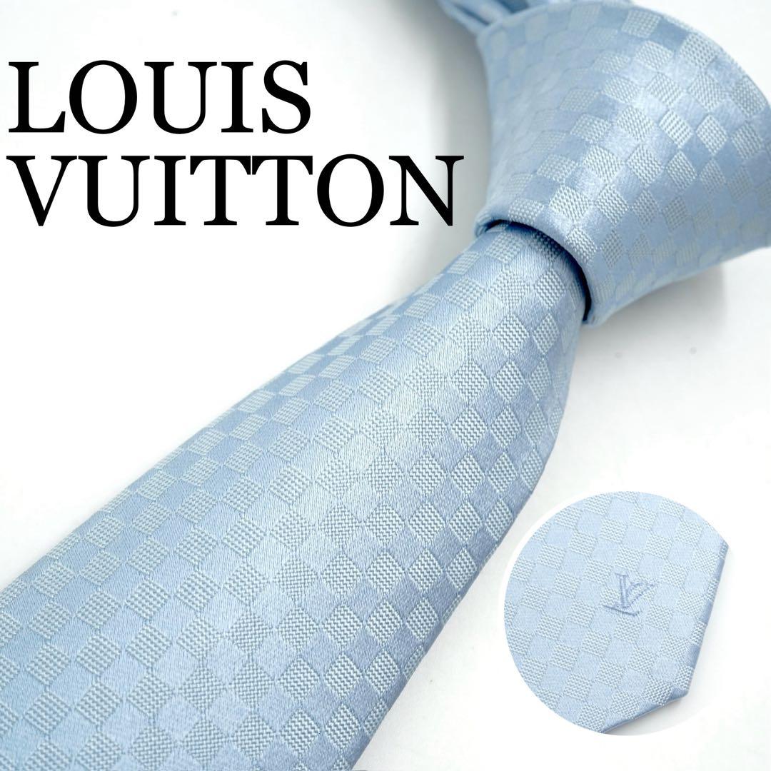 ✨新品未使用品✨　LOUIS VUITTON ネクタイ　モノグラム　ダミエ柄