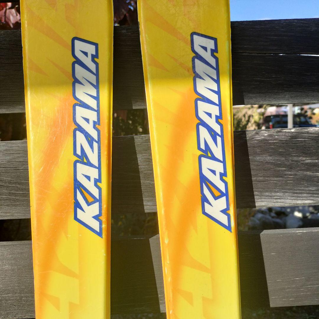 子供 スキー板 130㌢ ビンディング ブーツ 26㌢ ストック 90㌢ セット