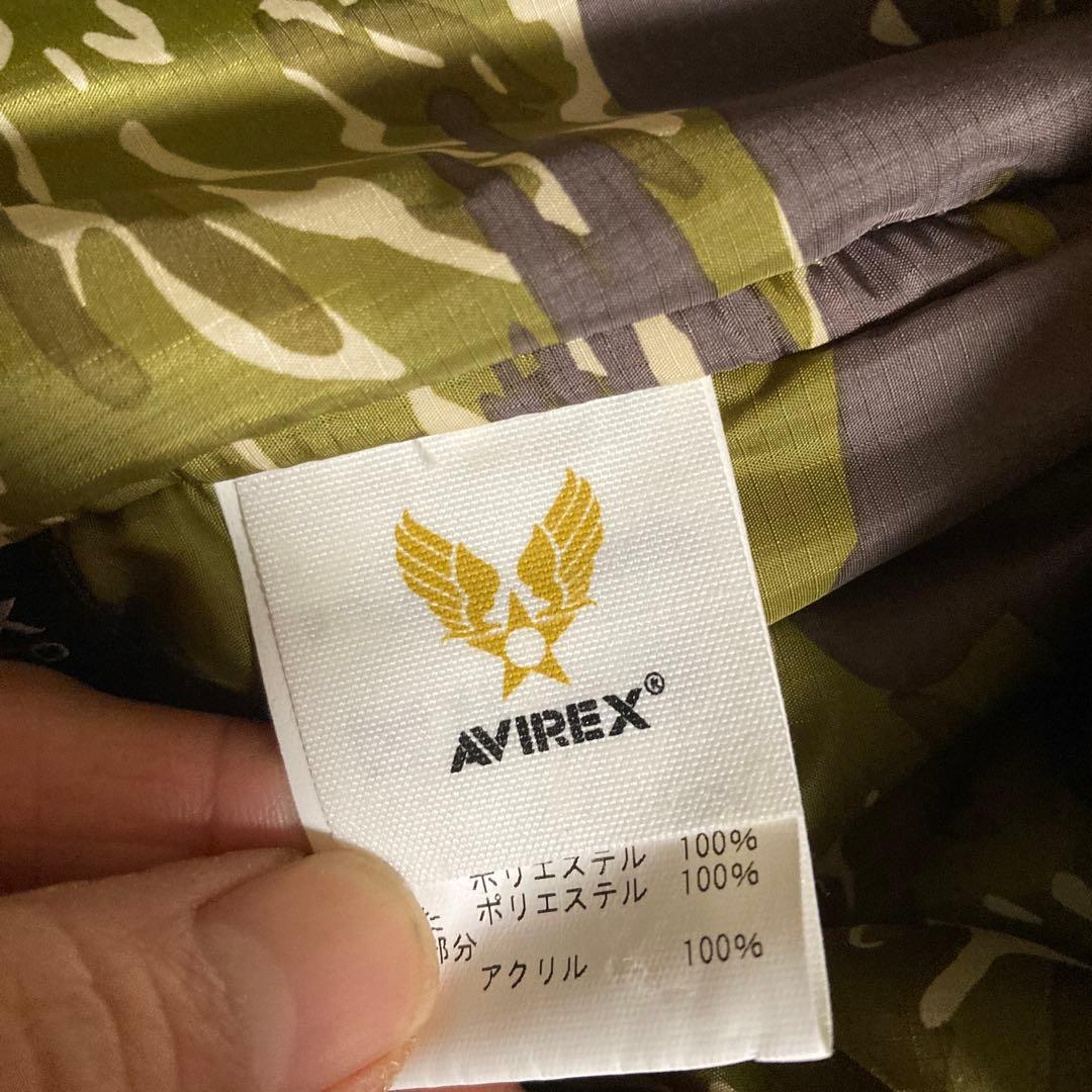 MANASTASH ミリタリージャケット M オリーブグリーン　AVIREX