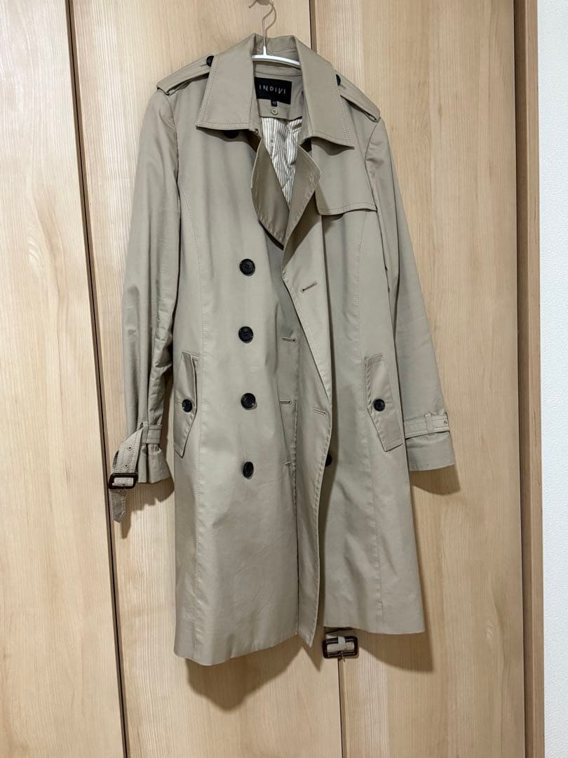 ぽにょ【美品】【花粉/撥水/中綿蓄熱】トレンチコート
