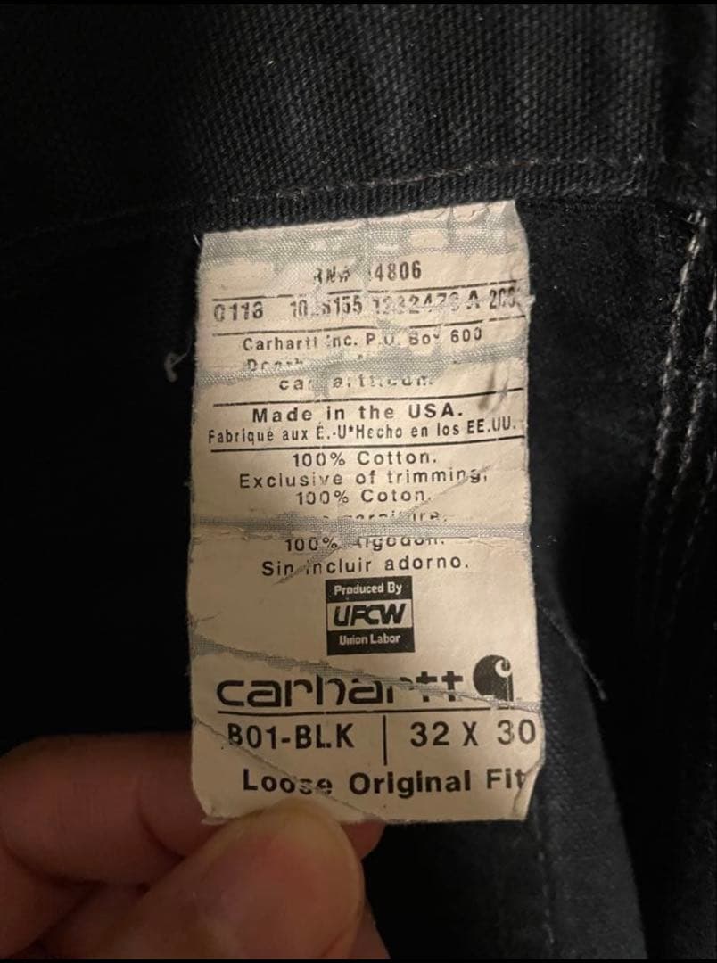 Carhartt USA製 ダブルニー ペインターパンツ W32 L30