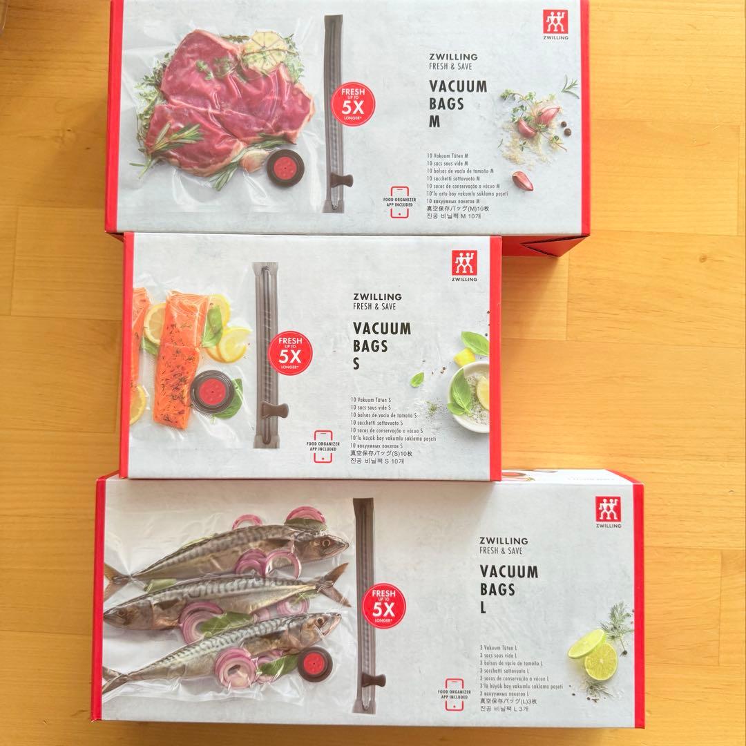 zwilling ポータブル真空保存機セット