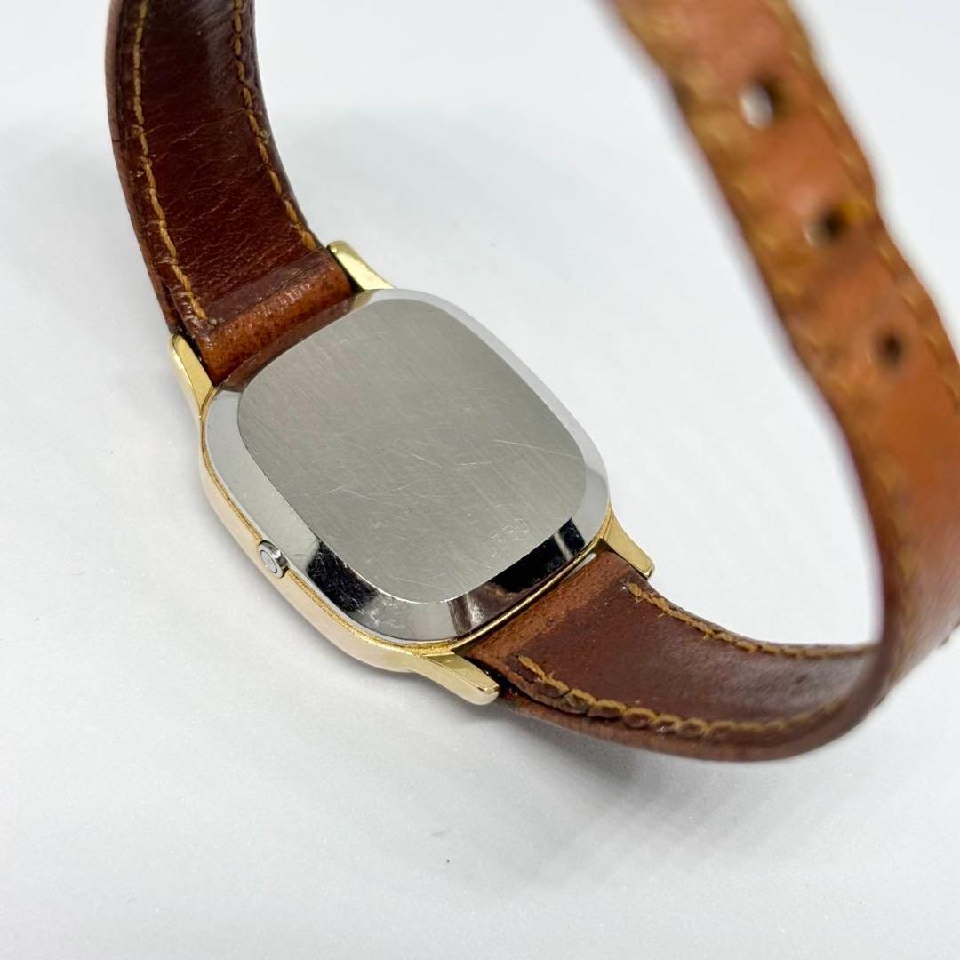 OMEGA デビル プッシュ式リューズ クォーツ レディース腕時計 40