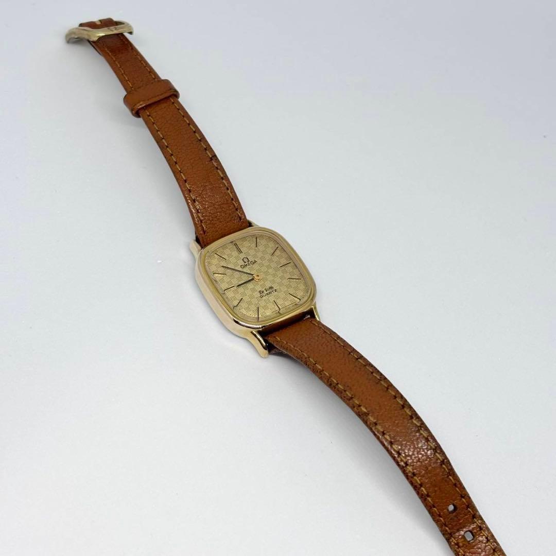 OMEGA デビル プッシュ式リューズ クォーツ レディース腕時計 40